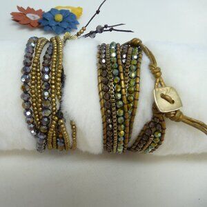 Set of 2 Nakamol Wrap Bracelets NWOT